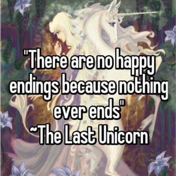 The Last Unicorn pendant and chain. Silver tone with blue and clear glass - Picture 4 of 10